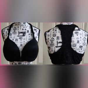 Victoria's Secret Push Up Body By Victoria Front Closure Black Bra 38D